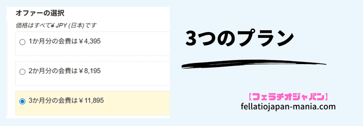 3つのプラン画像