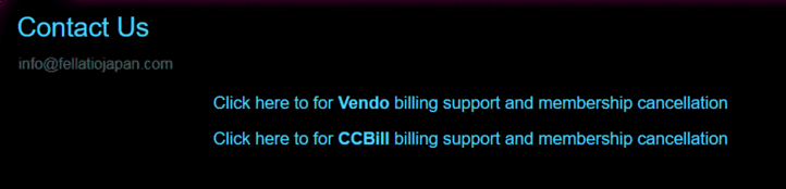 キャンセルページの画像